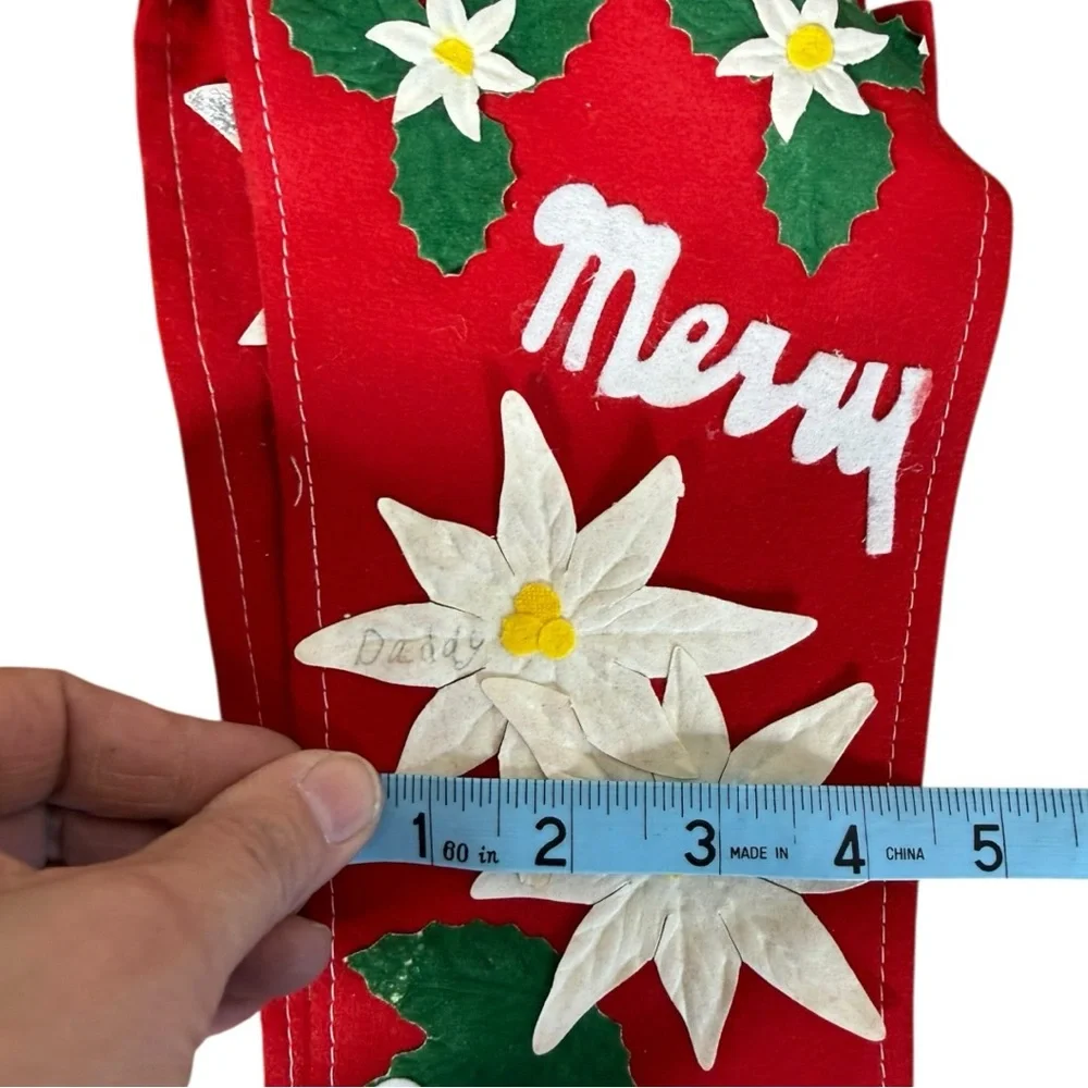 Vintage Appliqué Christmas Stockings Four‎
